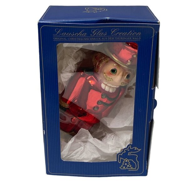 Nutracker Christmas Ornament Blown Glass Krebs Disney Edition  8" Made in German - Picture 3 of 14